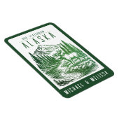 Flexible Alaska Cruise Ship Stateroom Magnet (Côté Droit)