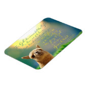 Flexible Alpaca Gold Turquoise Bible Verse Photo Magnet (Côté Gauche)