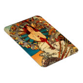Flexible Alphonse Mucha Monte Carlo Magnet (Côté Droit)