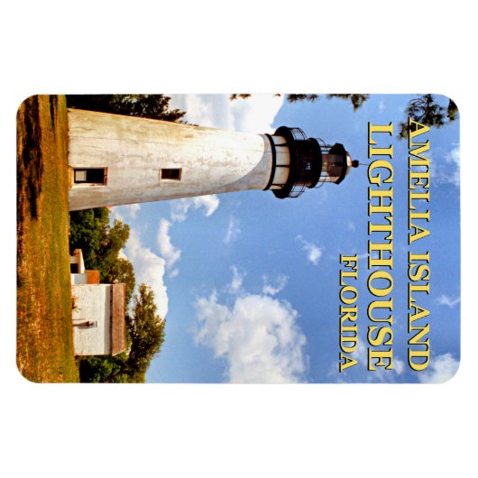 Flexible Amelia Island Lighthouse, Floride Magnet Flexi (Horizontal)
