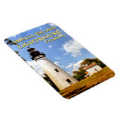 Flexible Amelia Island Lighthouse, Floride Magnet Flexi (Côté Droit)