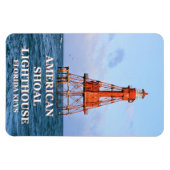 Flexible American Shoal Lighthouse, Floride Magnet Flexi (Horizontal)