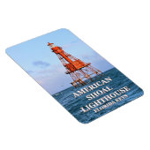 Flexible American Shoal Lighthouse, Floride Magnet Flexi (Côté Droit)
