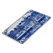 Flexible Amsterdam canal houses magnet (Côté Gauche)