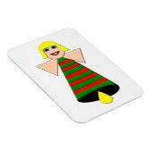 Flexible Ange de Noël Bell Premium Magnet (Côté Droit)