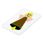 Flexible Ange de Noël Bell Premium Magnet (Côté Gauche)