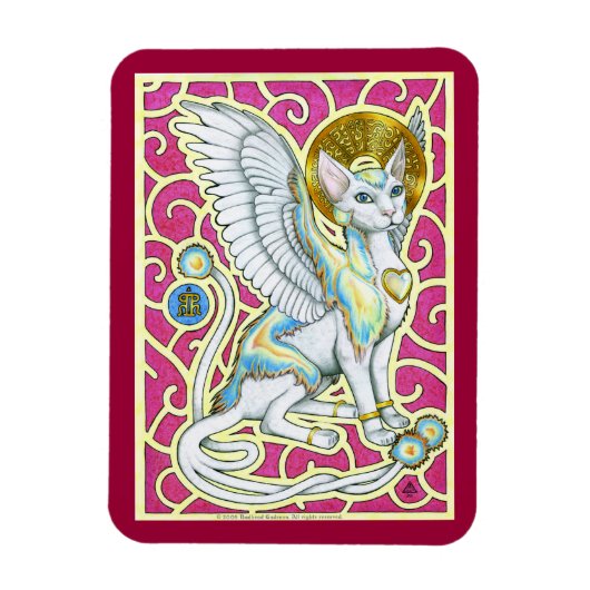 Flexible Angels Marcher sur 4 pattes Premium Magnet (Vertical)
