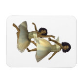 Flexible Anges de danse Magnet Premium (Horizontal)