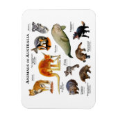 Flexible Animaux du Magnet australien (Vertical)