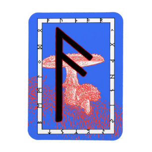 Flexible Ansuz Viking Rune Magnet - Inspiration!
