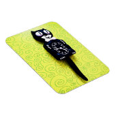 Flexible Antique kit Cat Horloge Premium Flexi Magnet (Côté Droit)