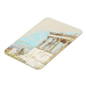 Flexible Aquarelle Athènes Magnet - Ruines grecques Souveni (Côté Gauche)