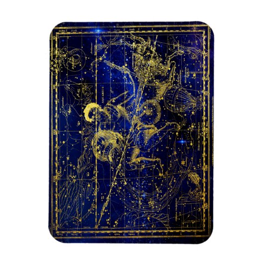 Flexible aquarius constellation magnet (Vertical)