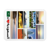 Flexible Arabie Saoudite - I Love - Magnet (Horizontal)