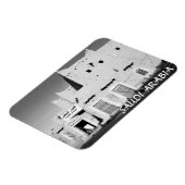 Flexible Arabie Saoudite Ushaiger Village Frigo Magnet (Côté Gauche)