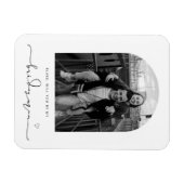 Flexible Arch Frame Seras-tu mon Bridesman Magnet (Horizontal)