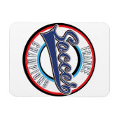 Flexible Argentine Soccer Champions Magnet (Horizontal)