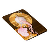 Flexible "Art Déco Girl" Premium Flex Magnet par Glen Hanso (Côté Droit)