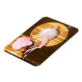 Flexible "Art Déco Girl" Premium Flex Magnet par Glen Hanso (Côté Gauche)