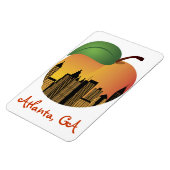 Flexible Atlanta Georgia et Peach Magnet (Côté Gauche)