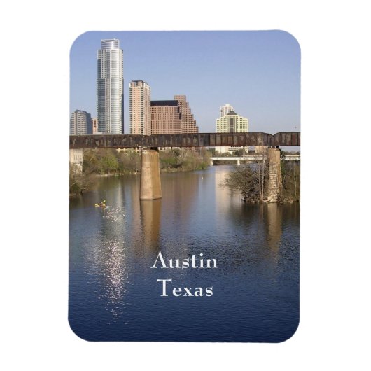 Flexible Austin, Texas Magnet (Vertical)