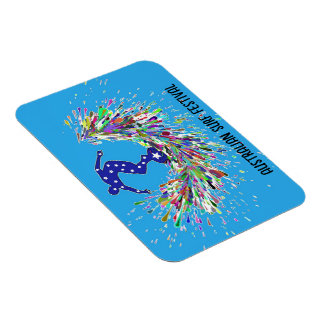 Flexible Australian Surf Festival Magnet