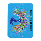 Flexible Australian Surf Festival Magnet (Vertical)