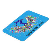Flexible Australian Surf Festival Magnet (Côté Gauche)