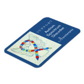 Flexible Autisme Spectrum Disorder (ASD) Ruban Angel Magnet (Côté Gauche)