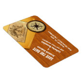 Flexible Aventure Mariage Enregistrer la date Magnet (Côté Droit)