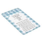 Flexible B and B Cinnamon Roll Recipe Magnet (Côté Droit)