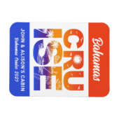 Flexible Bahamas Cruise Ship Magnet (Horizontal)