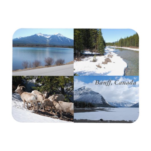 Flexible Banff, Canada Magnet de beauté Pittoresque (Horizontal)