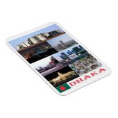 Flexible Bangladesh - Dhaka - Magnet (Côté Droit)
