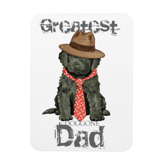 Flexible Barbet Papa Magnet (Vertical)