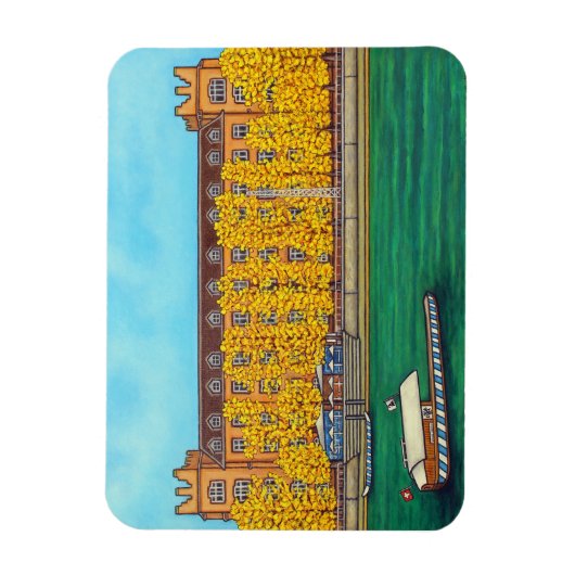 Flexible Basel Kaserne Magnet by Lisa Lorenz (Vertical)