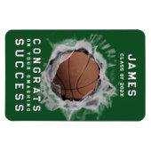 Flexible Basket-ball Gratte Magnet (Horizontal)