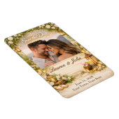 Flexible Beachside Garde Photo Save The Date Wedding Magnet (Côté Droit)