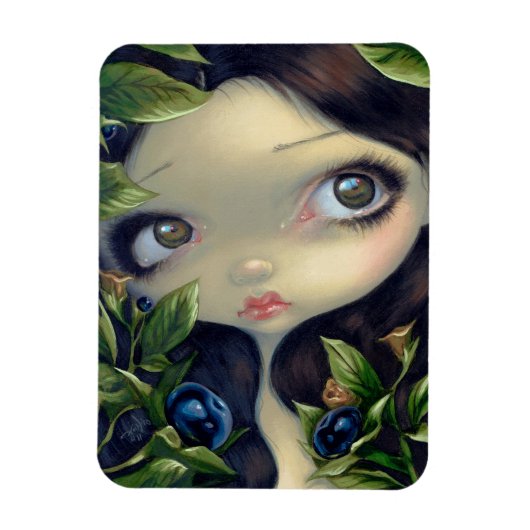 Flexible "Beautés douteuses I : Belladonna" Flex Magnet (Vertical)