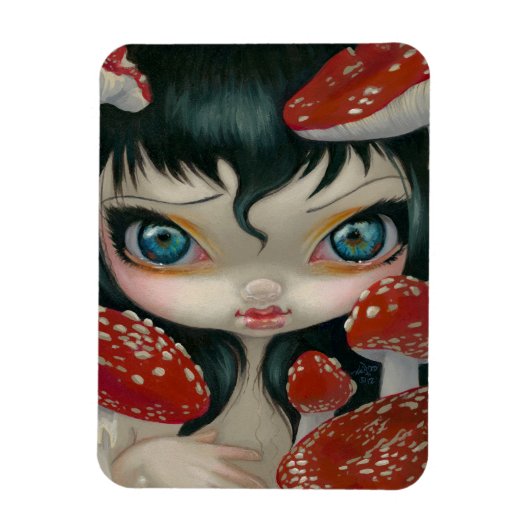 Flexible "Beautés toxiques VI : Agaric volante" Flex Magnet (Vertical)