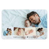 Flexible Bébé Photo Collage Zigzag Photo Strip Magnet (Horizontal)
