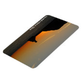 Flexible Benirrás Beach Ibiza Sunset Frigo Magnet (Côté Gauche)