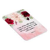 Flexible Bible verse Magnet floral (Côté Droit)