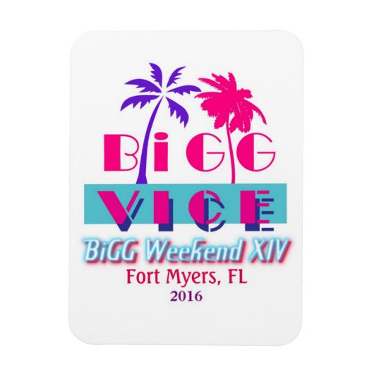 Flexible BiGG Weekend XIV Magnet (Vertical)