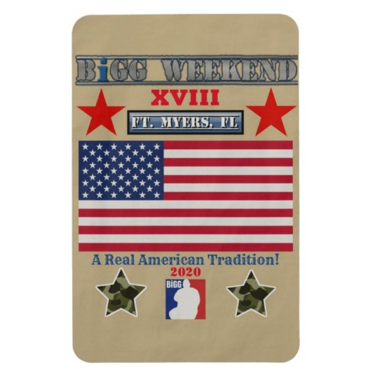 Flexible BiGG Weekend XVIII American Magnet (Vertical)