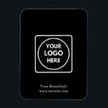 Flexible Black Corporate Magnet | Professionnel personnalis<br><div class="desc">Faites la promotion de votre marque avec cet aimant d'entreprise noir. Parfait pour l'utilisation au bureau,  les cadeaux d'entreprise ou les événements promotionnels,  cet aimant personnalisable vous permet d'ajouter votre logo d'entreprise ou votre design personnalisé. Élégant,  professionnel et fonctionnel,  idéal pour la marque et le fiançailles client.</div>