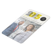 Flexible Bold Bonjour 2025 Calendrier Nouvel An Magnet phot (Côté Gauche)