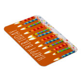 Flexible BONJOUR D'ANNIVERSAIRE Colorful Modern Gift Magnet (Côté Droit)