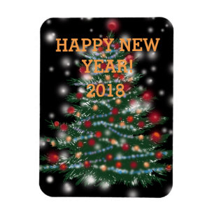 Flexible Bonne année 2018 Magnet