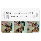 Flexible Bookmark Photo Booth Save the Date Magnet (Horizontal)